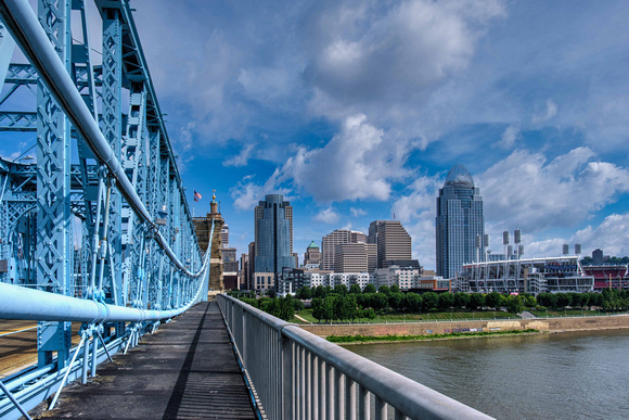 Bridge into Cincinnati - R Kayne