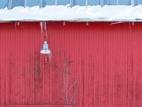 Red Barn in Winter-CheriBrent