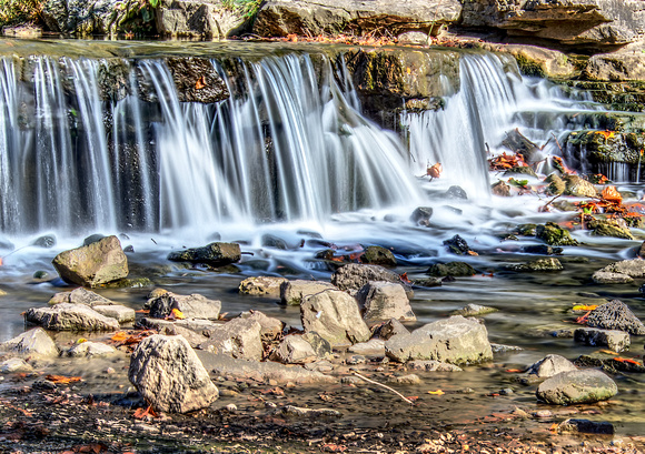 Creek side waterfall by Donnie Robertson IMGs 6654-6664