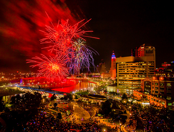 RED WHITE AND BOOM1 by Hugh Sant-Amand